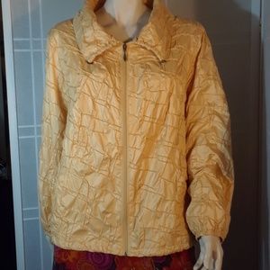 Chico's Zenergy yellow light jacket XL